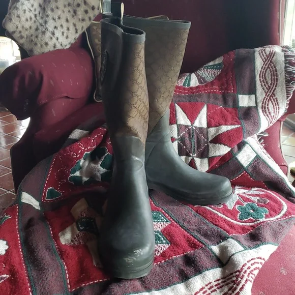 ETIENNE AIGNER E-Wakely Rain Boots / Wellingtons - Designer - 10M  - GVC - Picture 5 of 13